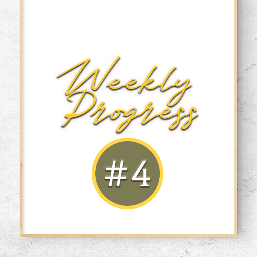 Weekly Progress #4